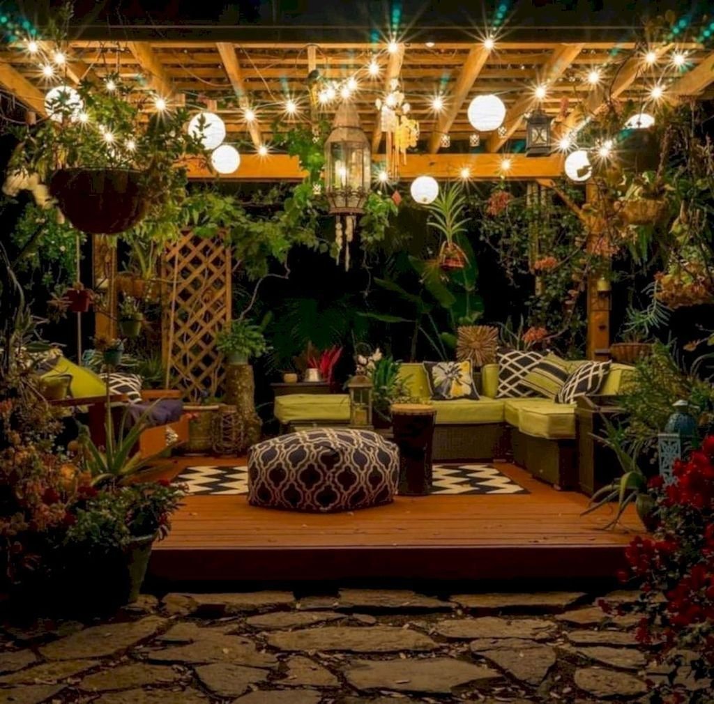 Освещение в беседке