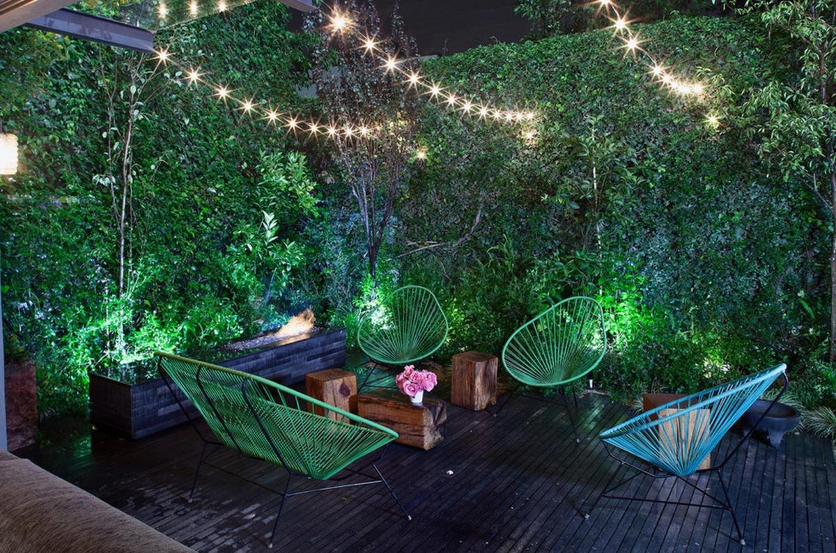 Гирлянда на веранду на даче