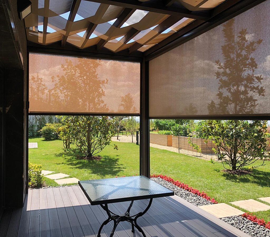 Шторы zip для веранды