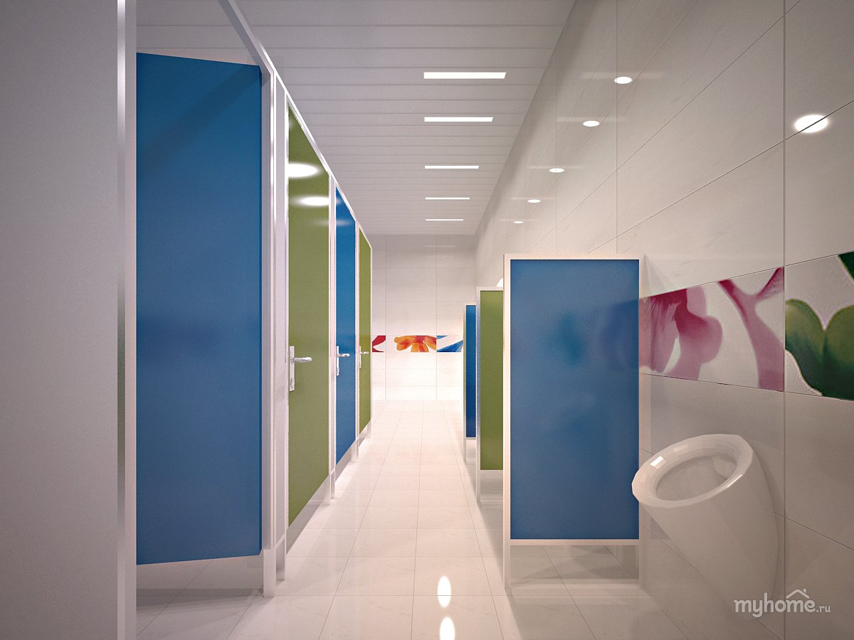 Санузел в торговом центре