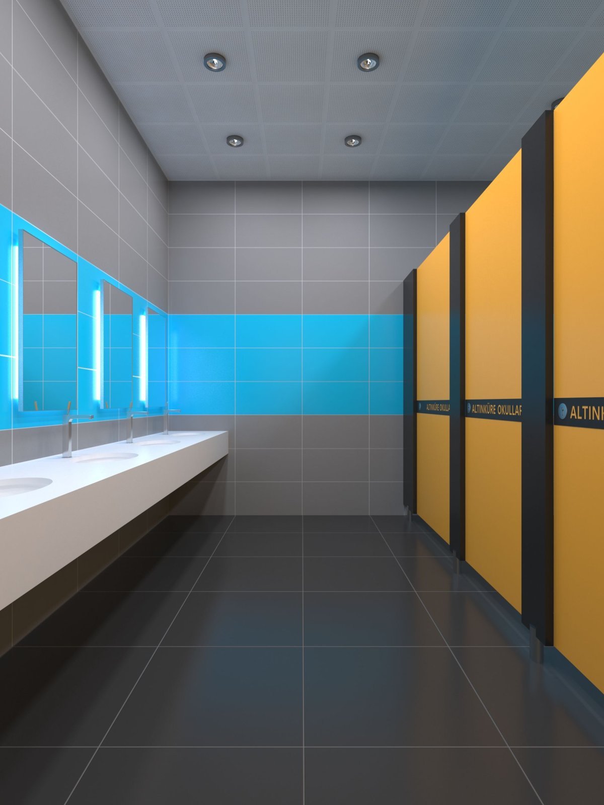 Туалеты в школе дизайн