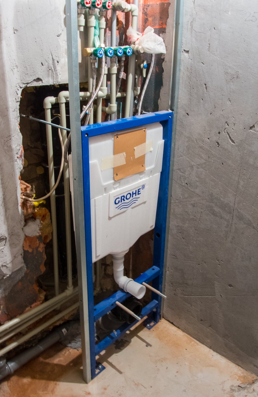 Монтаж инсталляции