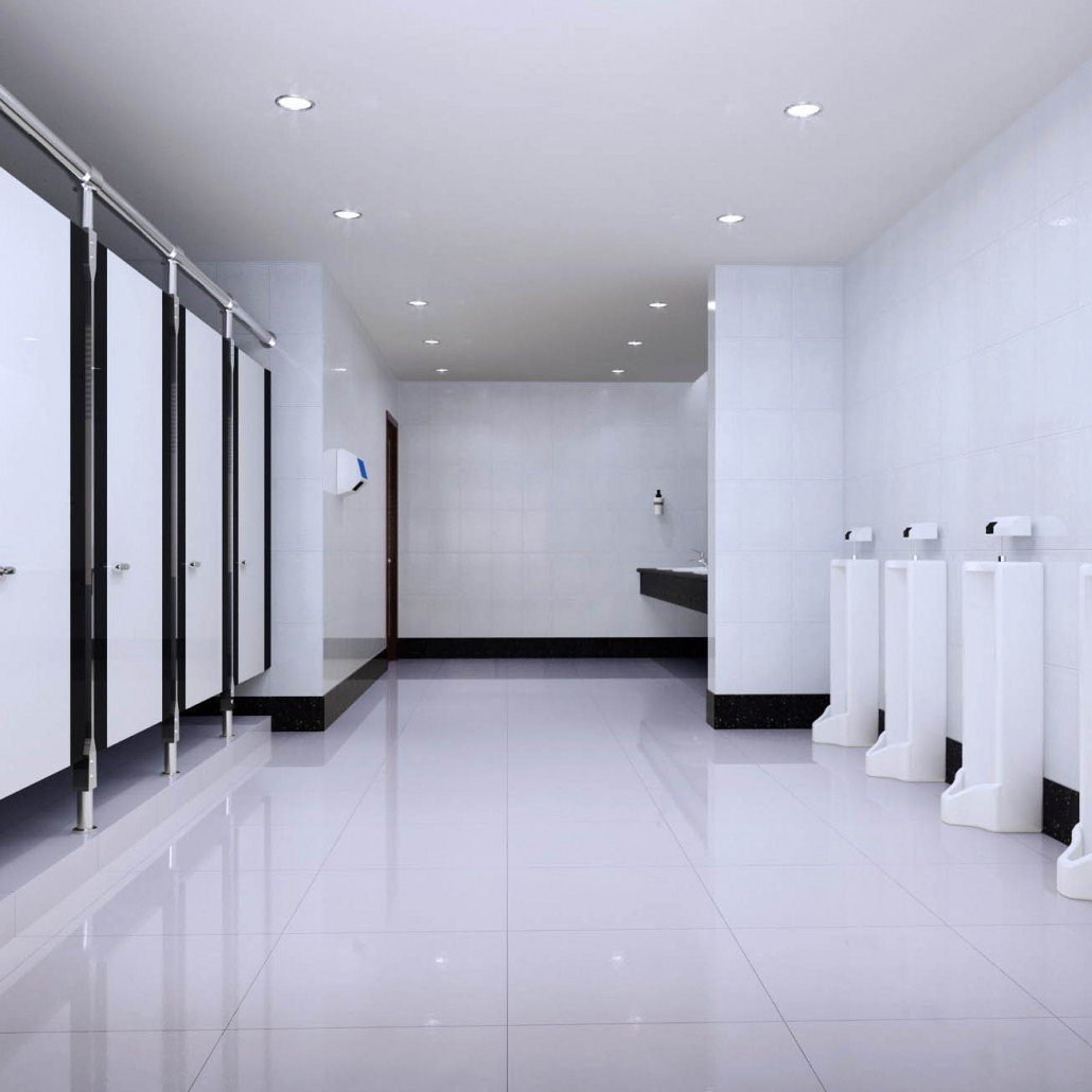 Красивый общественный туалет