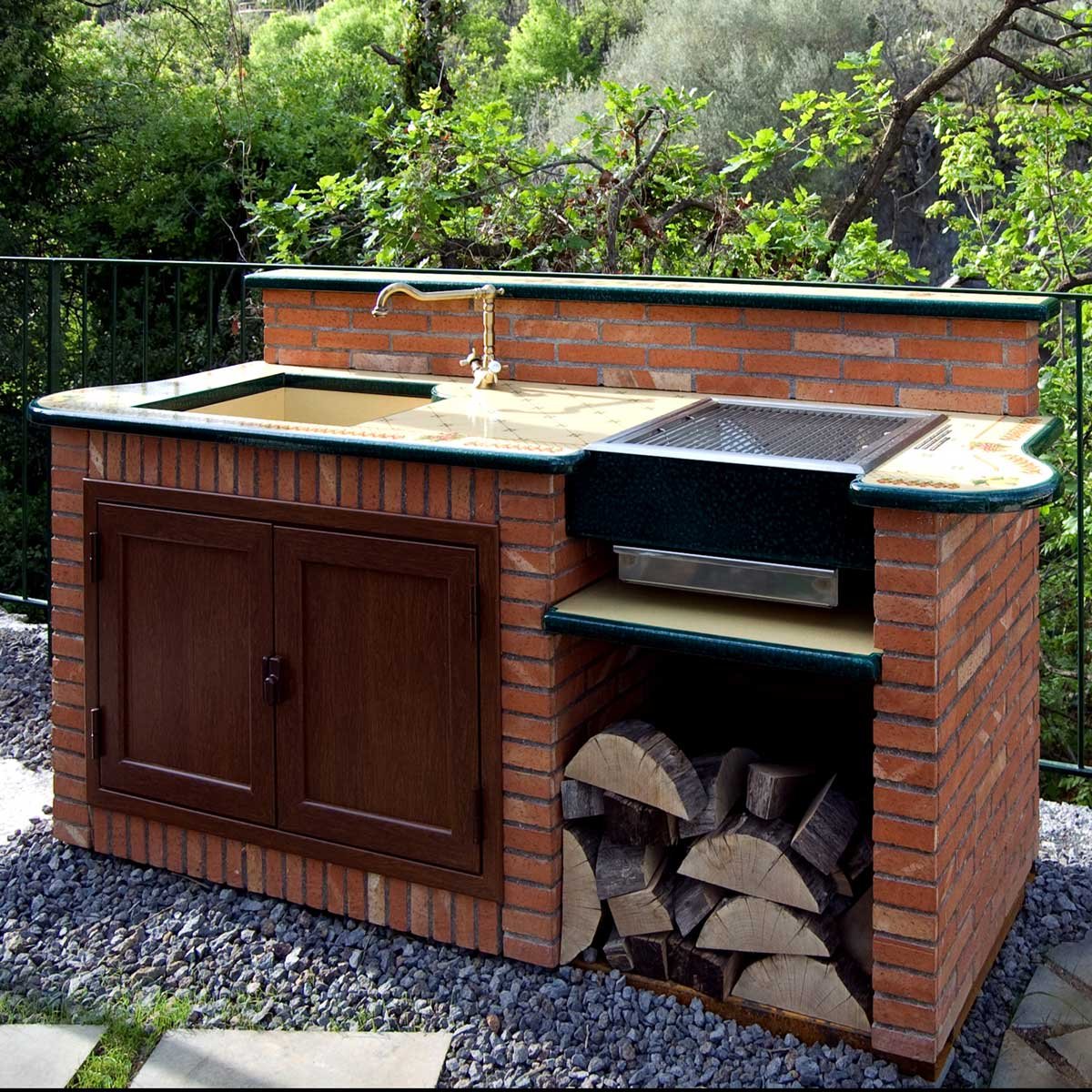 Умывальник уличный для барбекю