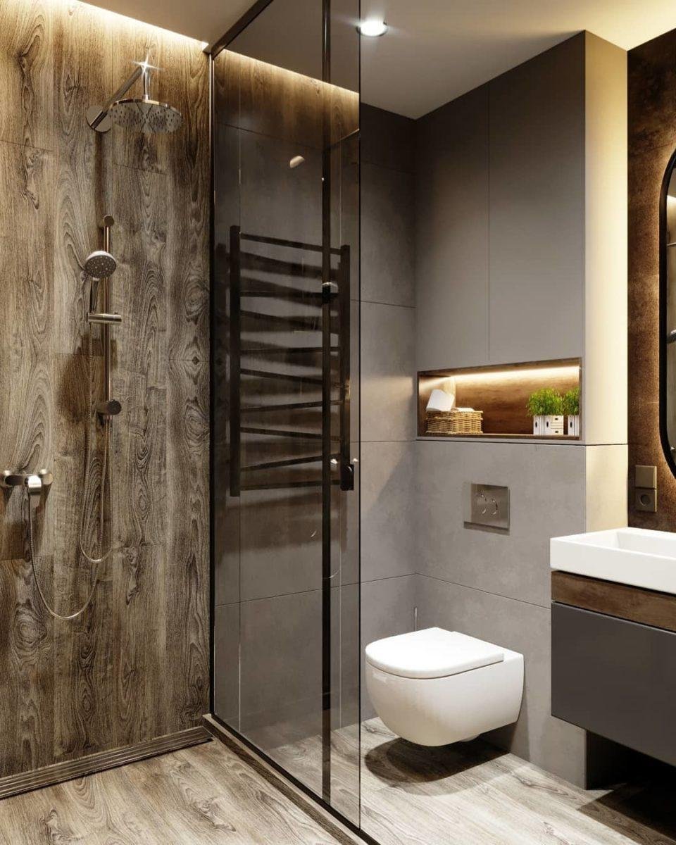 Ванная комната 4 кв.м с душевой