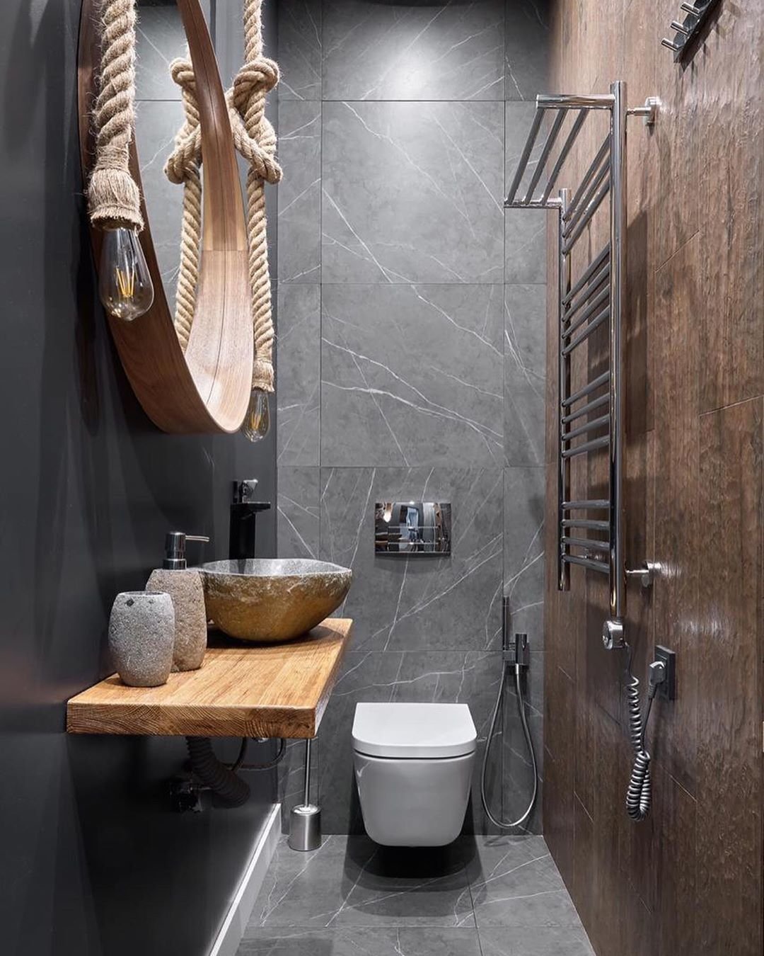 Современный интерьер туалета