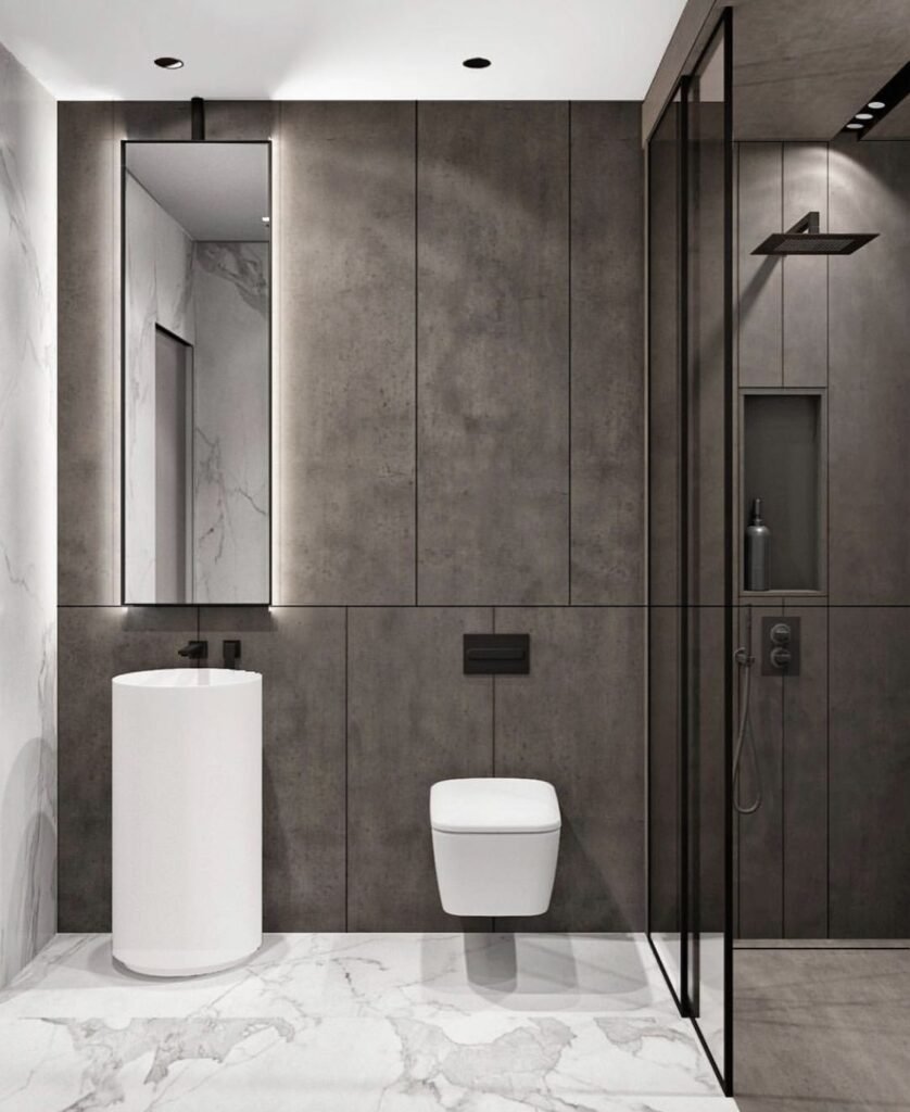 Санузел в стиле Минимализм