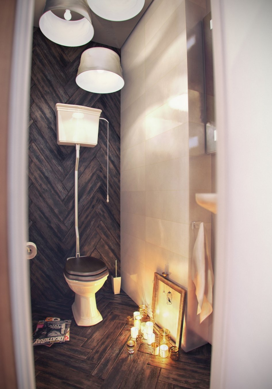 Креативный туалет в квартире