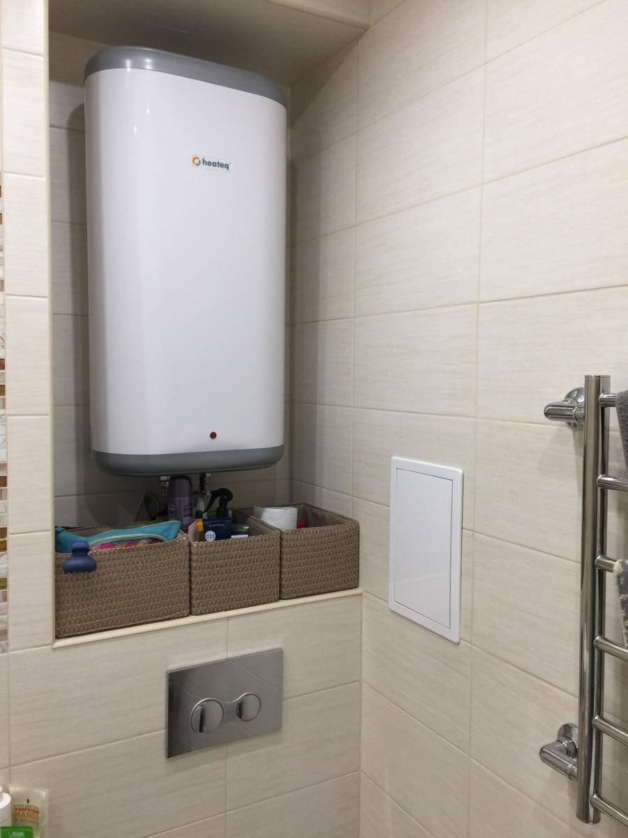 Водонагреватель в санузле