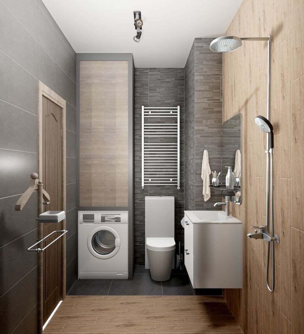 Ванная комната с бойлером