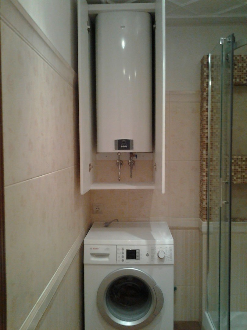 Ванная комната с водонагревателем