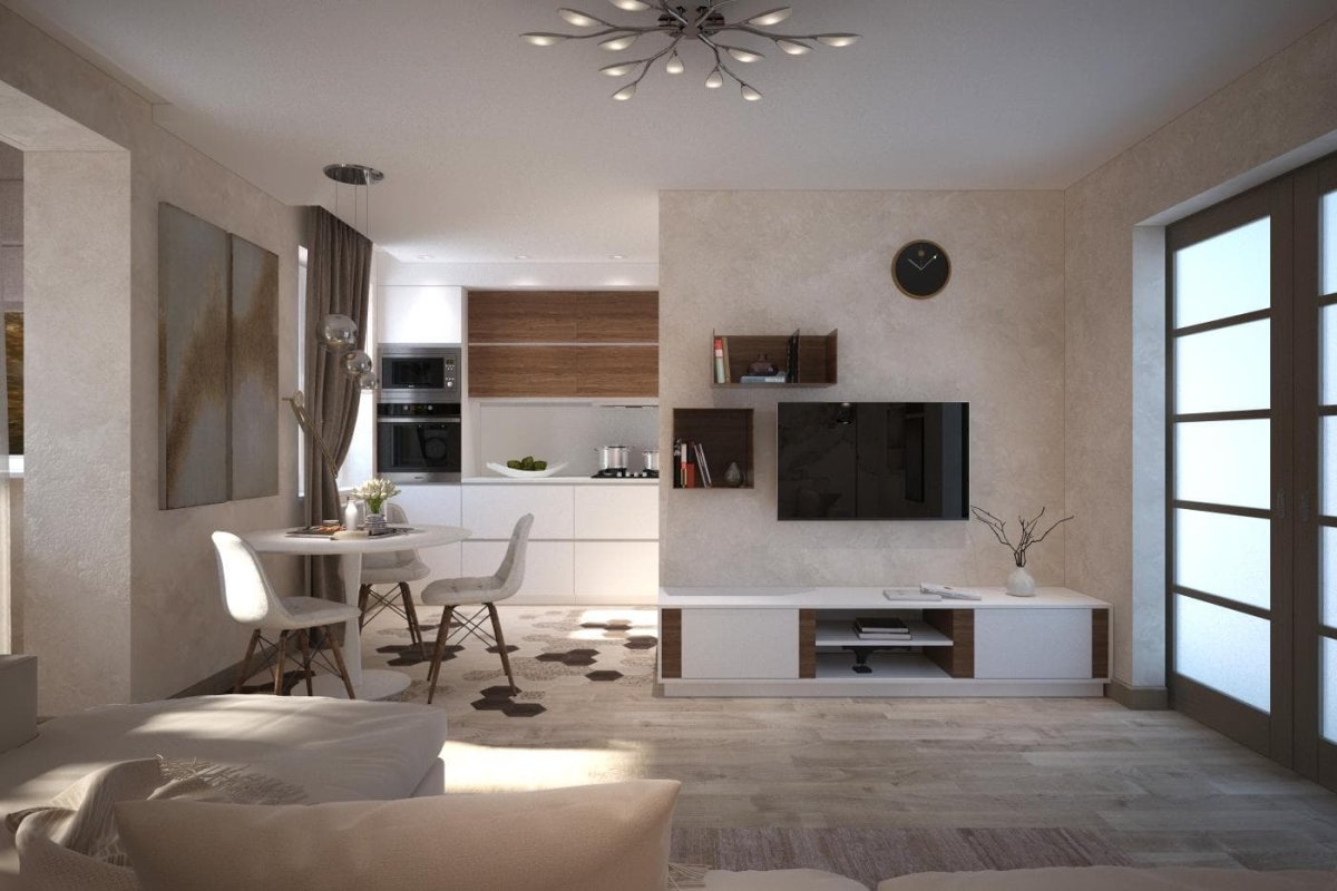 Дизайнерские решения для квартиры евродвушка