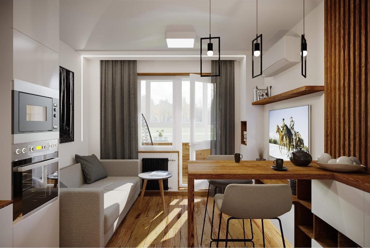 Дизайн проект квартиры 70 кв.метров