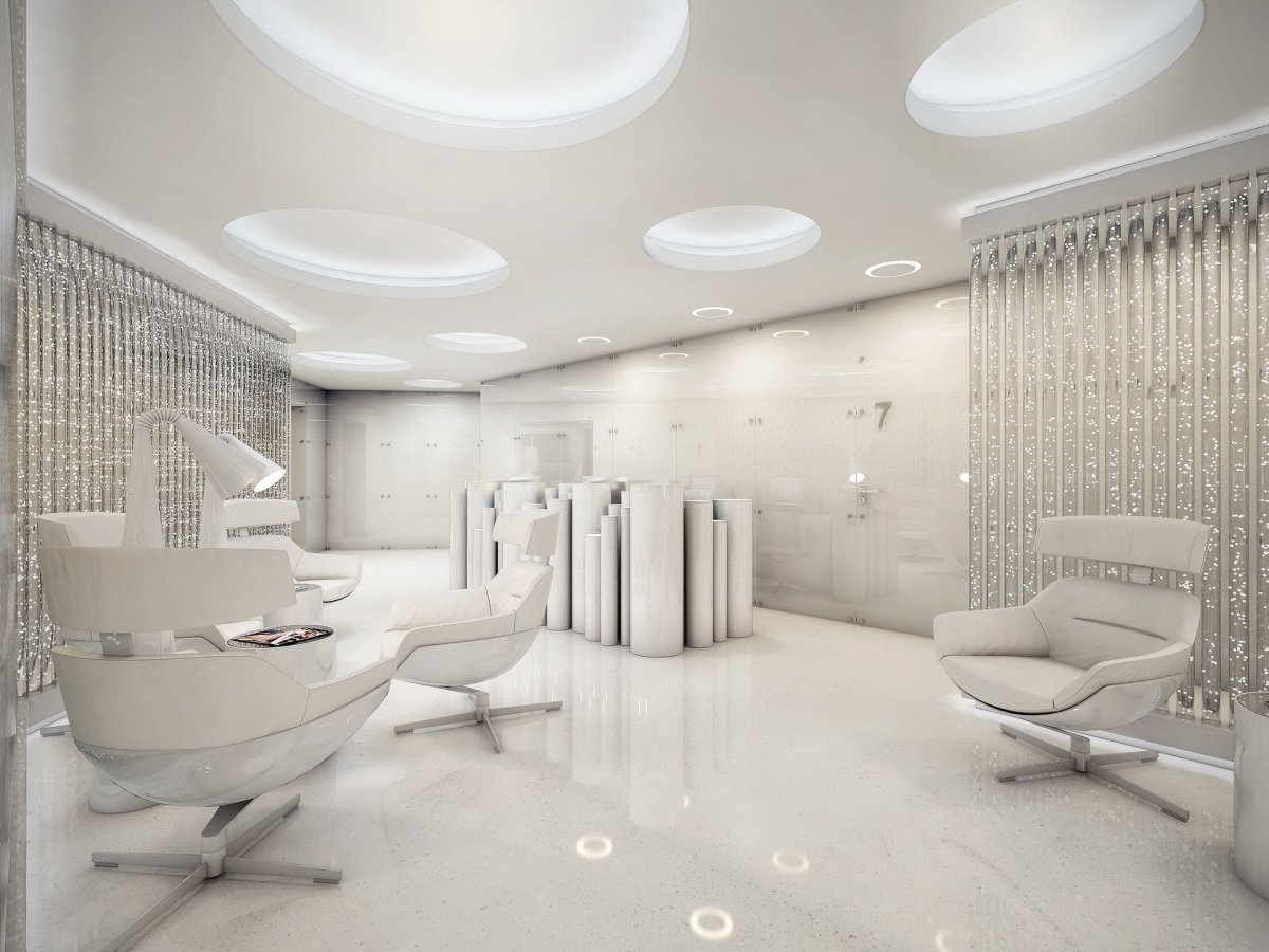 Интерьер клиники в современном стиле