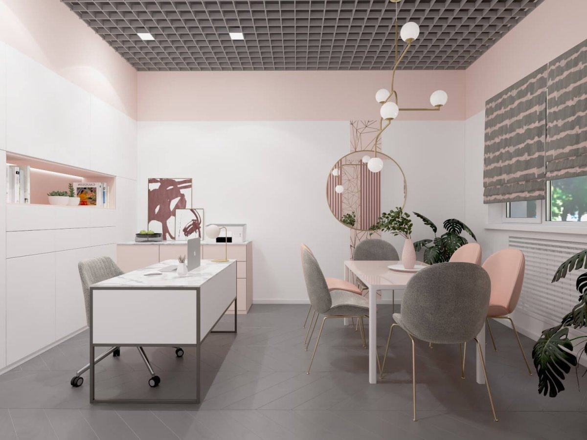 Интерьер салона маникюра