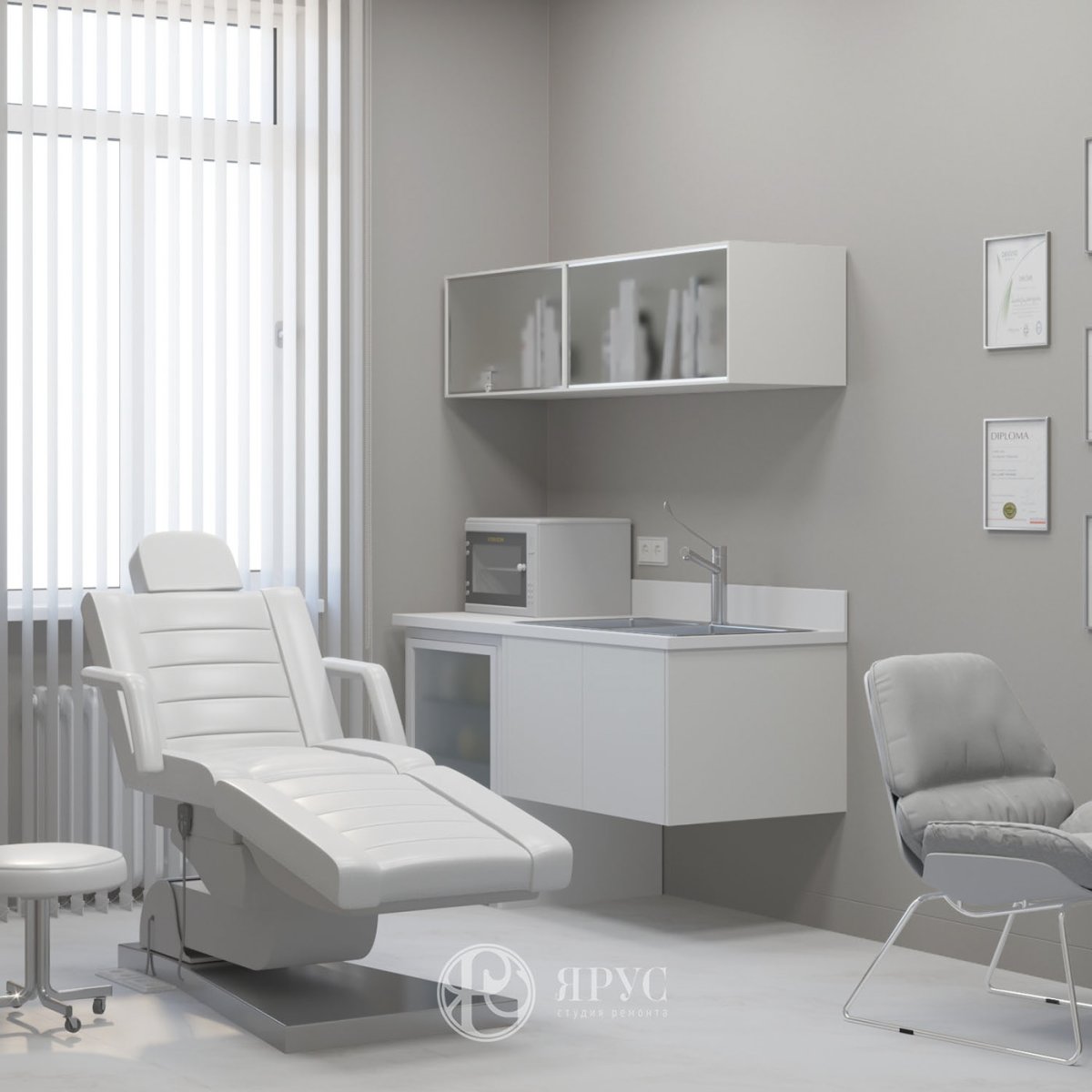 Кабинет косметолога интерьер