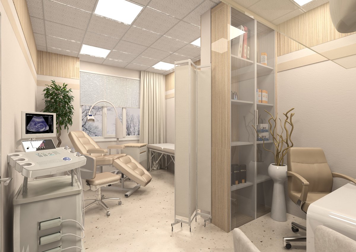 Зонирование кабинета косметолога