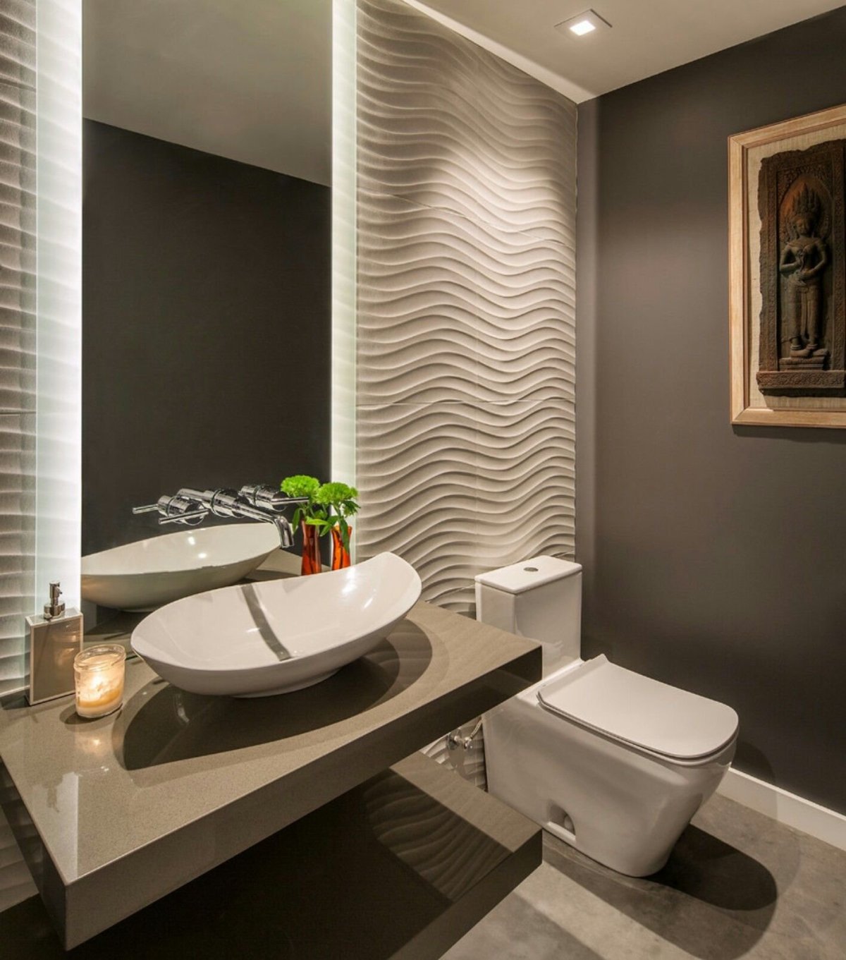 Стильный интерьер туалета