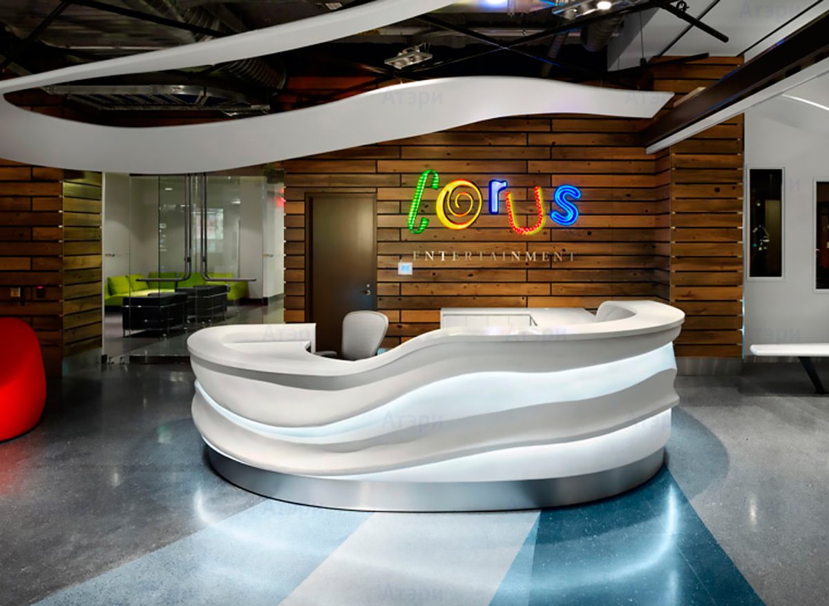 Необычные стойки ресепшн