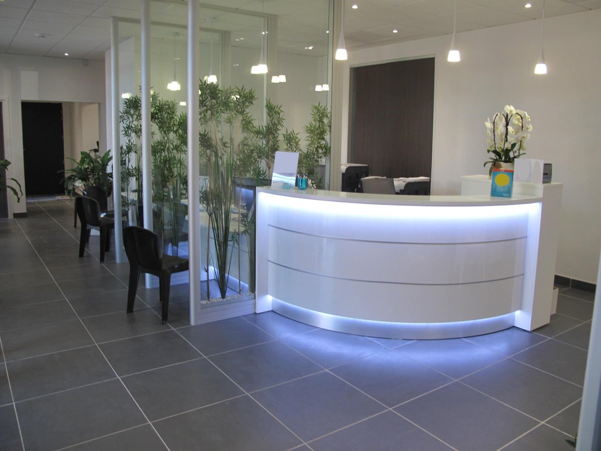 Ресепшен в салоне