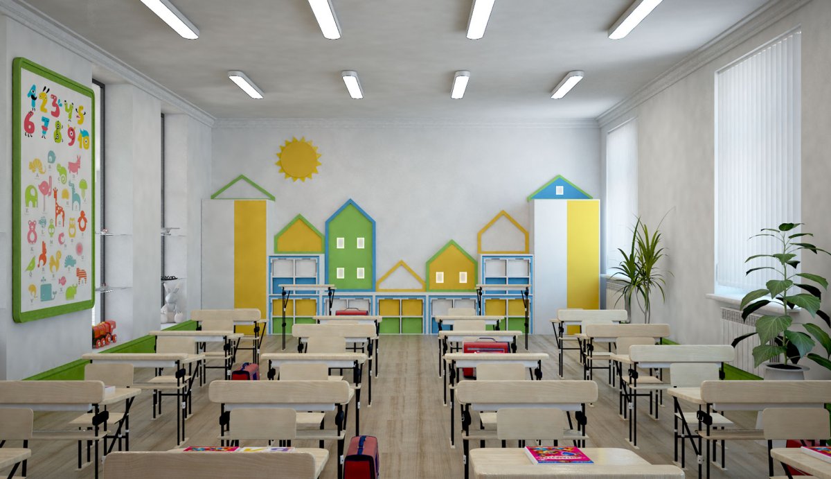 Интерьер школьного класса