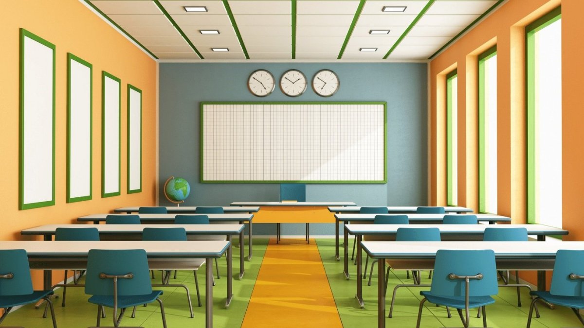 Интерьер классной комнаты в школе