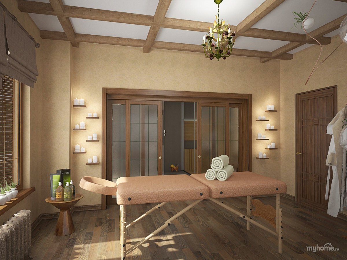 Массажный кабинет в стиле лофт