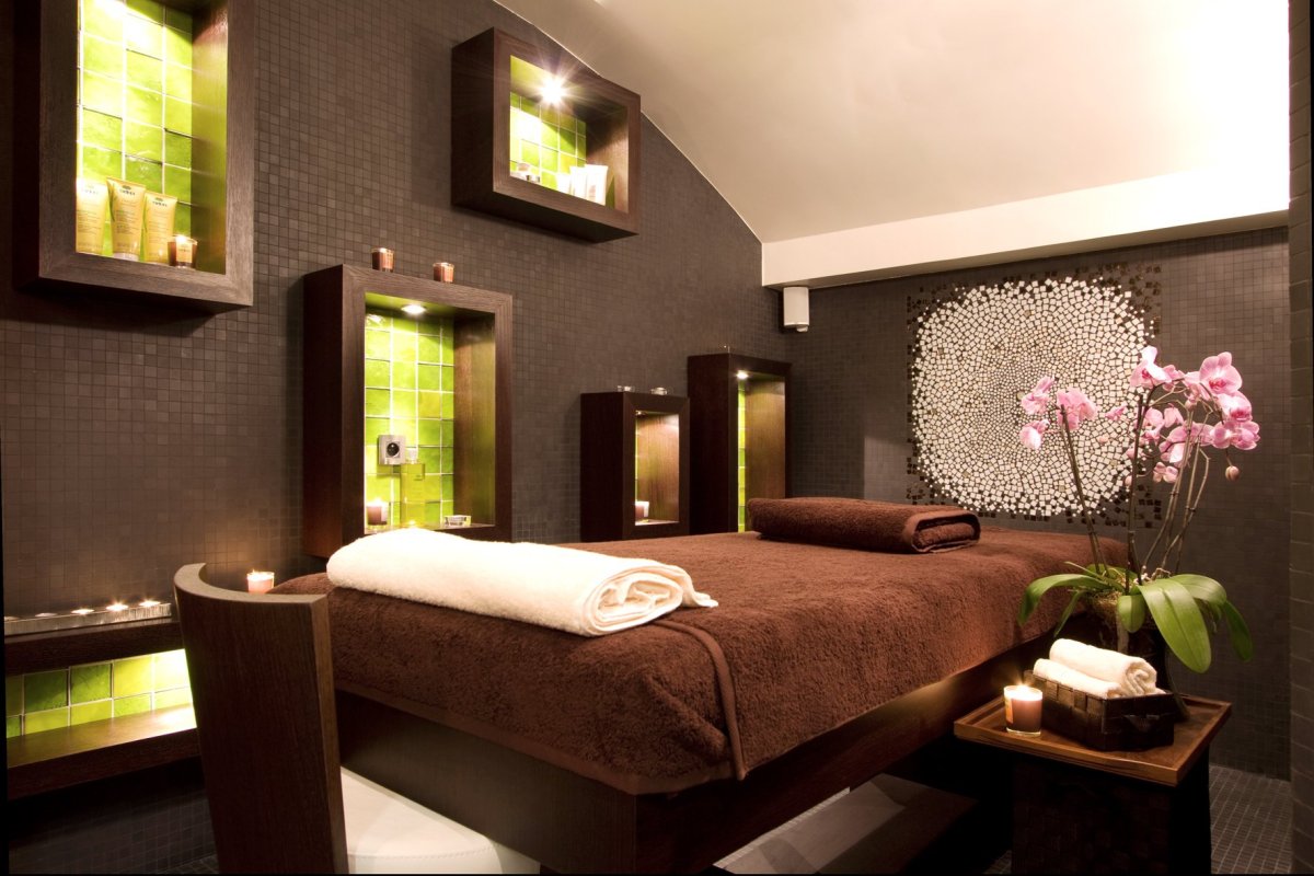 Спальня в стиле спа