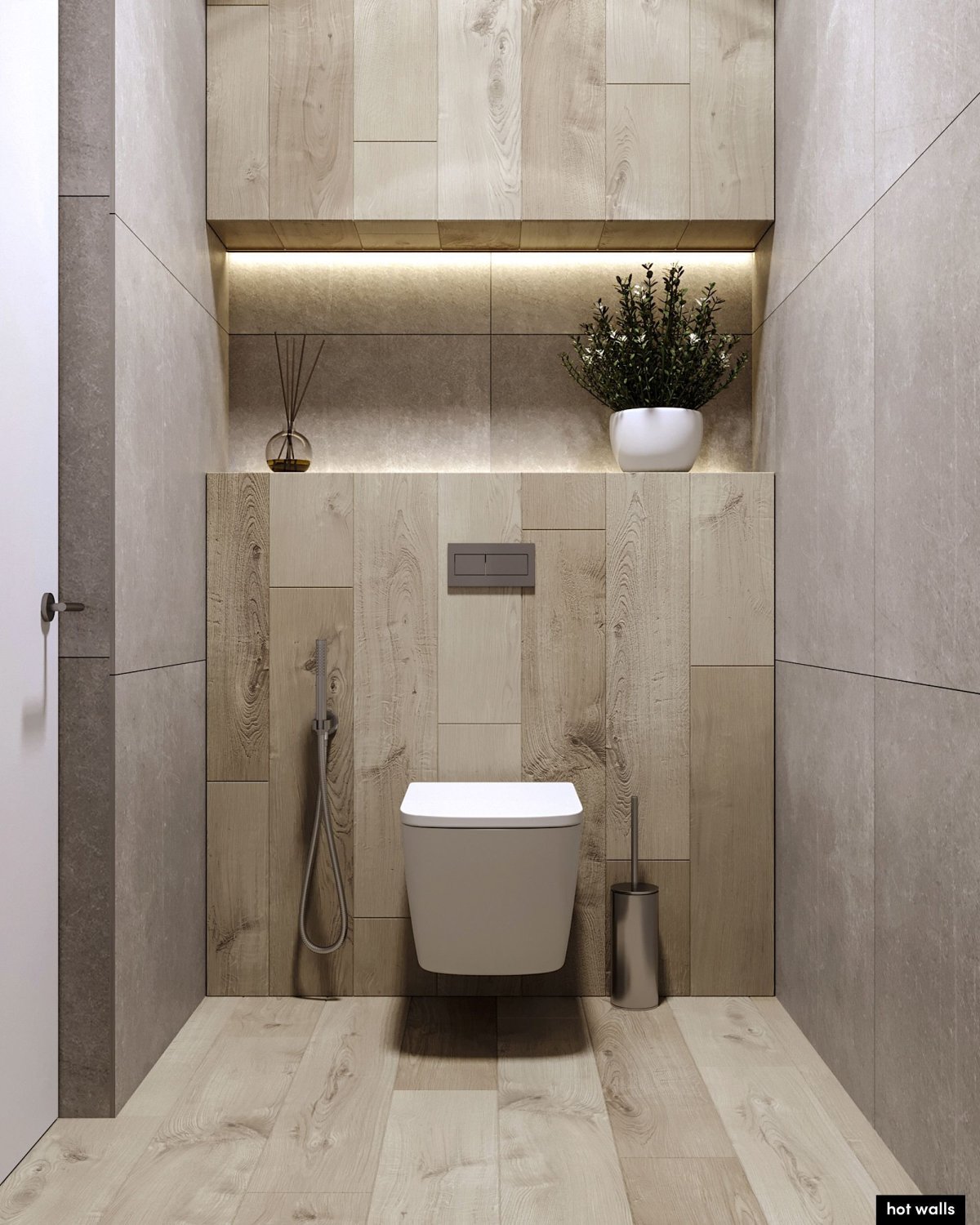 Туалет в современном стиле