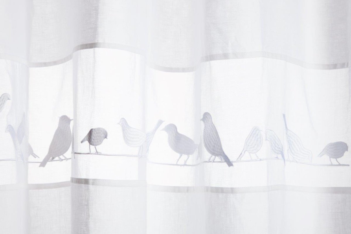 Гардина с птичками