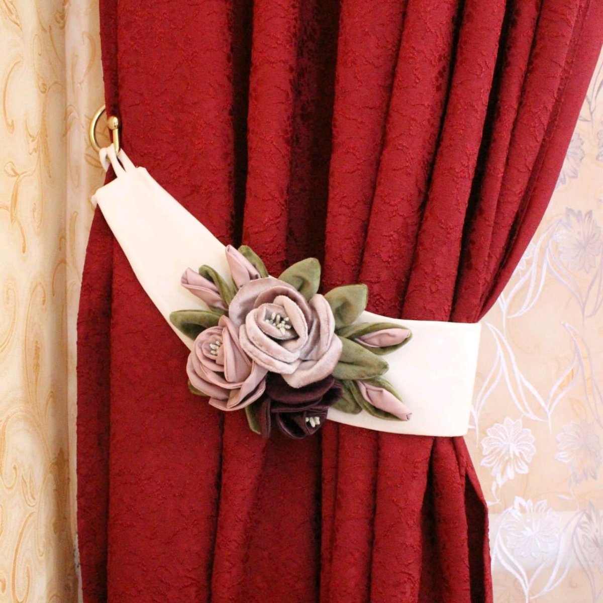 Подхваты для штор тканевые