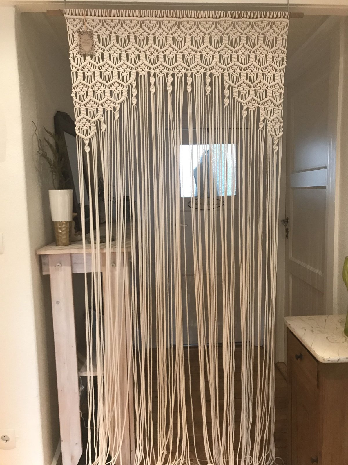 Макраме межкомнатные шторы
