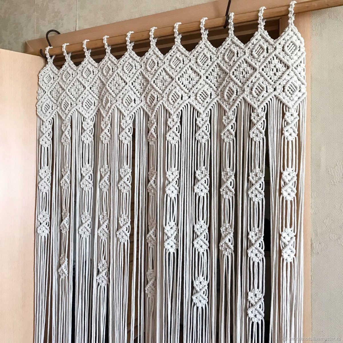 Шторы макраме