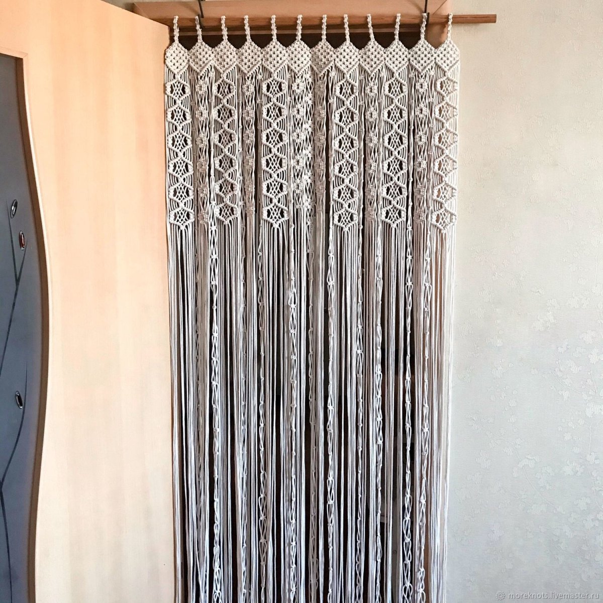 Шторы макраме