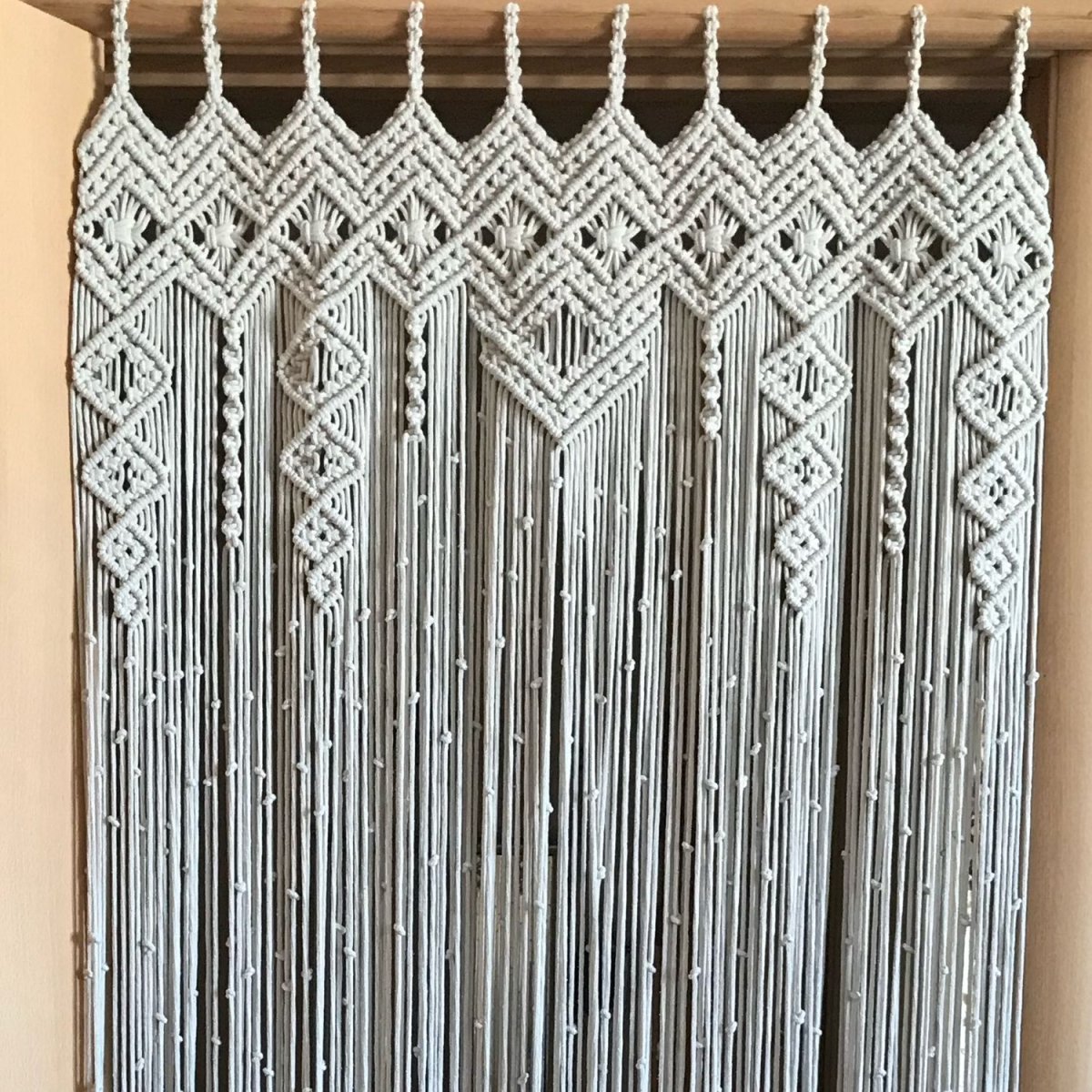 Шторы макраме