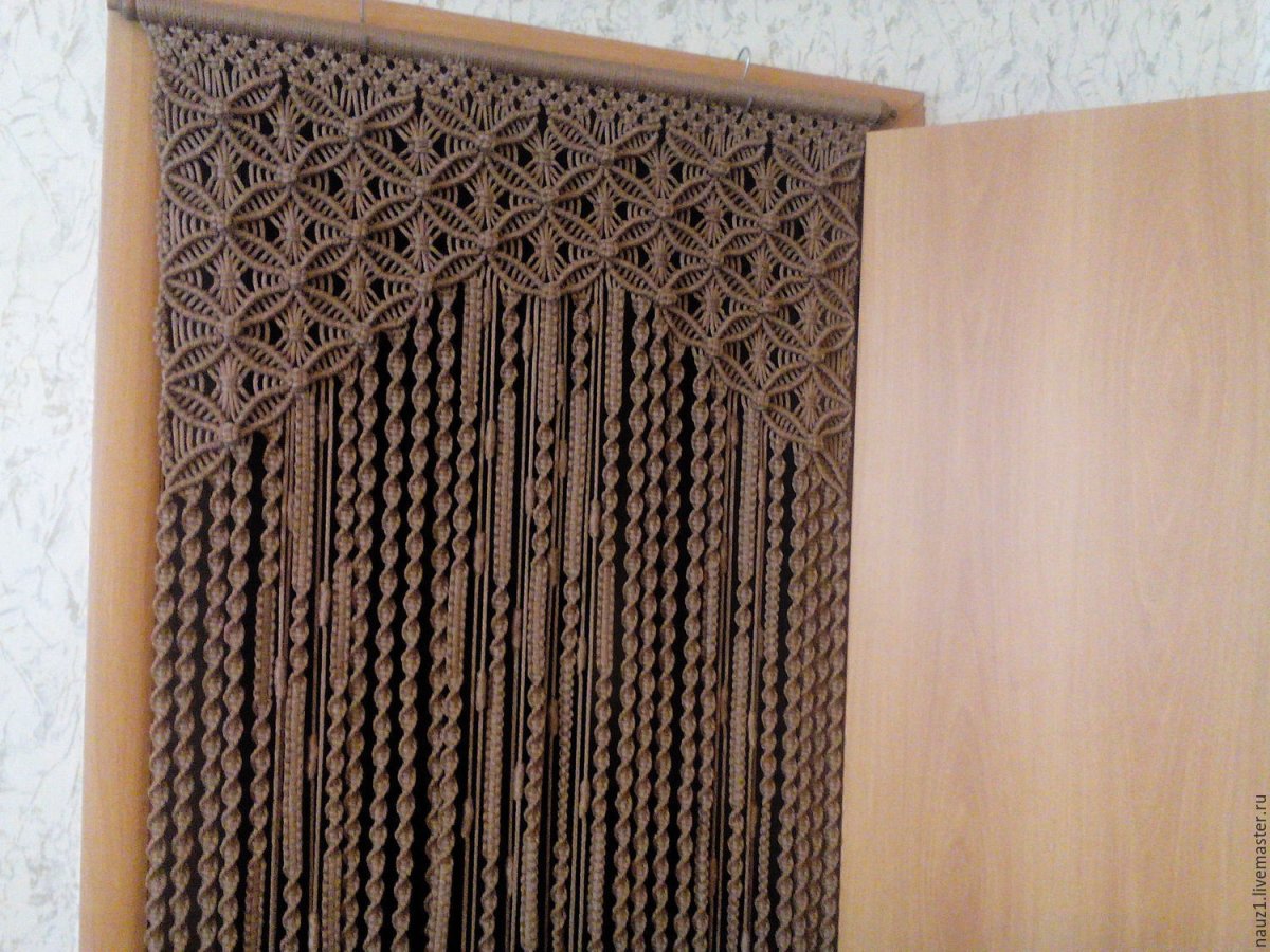 Шторы макраме