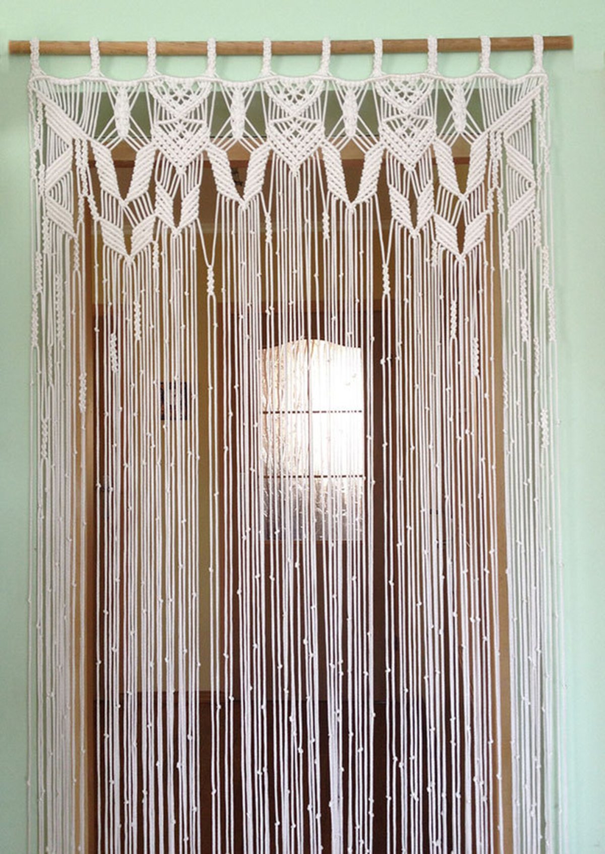 Макраме кисейные шторы