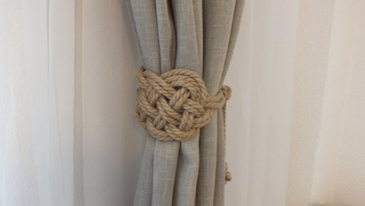 Держатели для штор макраме