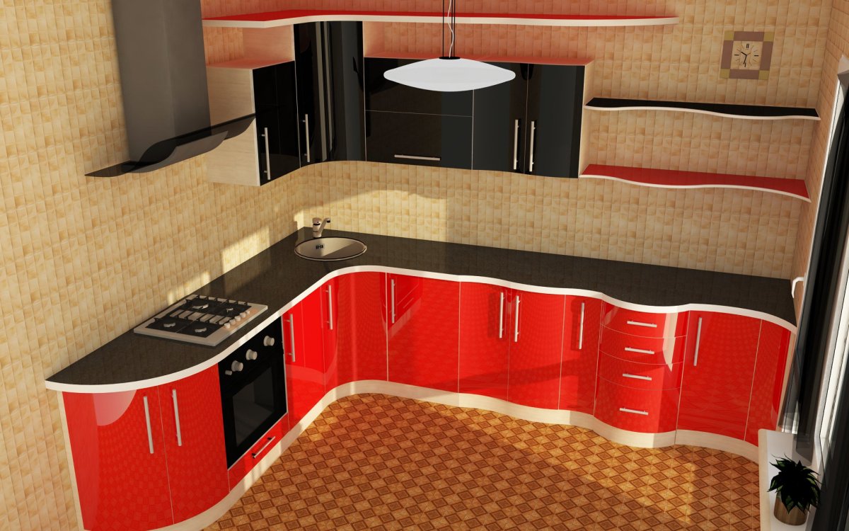 Угловые кухни