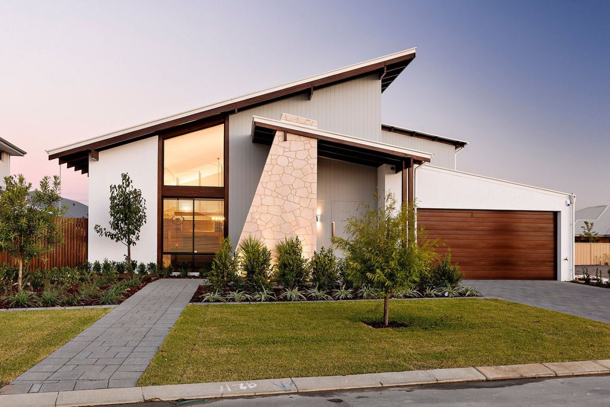 Дом с односкатной крышей лофт