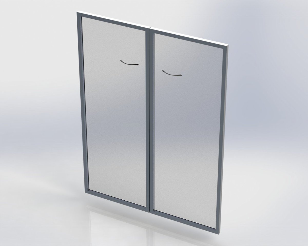 Фасады в алюминиевом профиле со стеклом