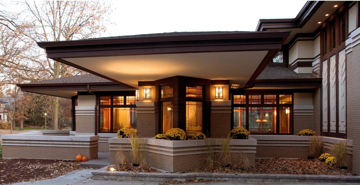 Фрэнк Ллойд Райт дома прерий