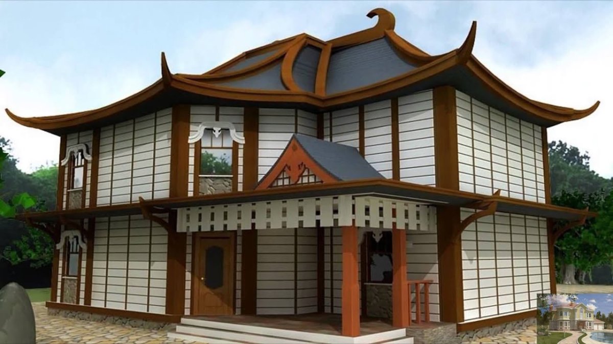 Здания в японском стиле