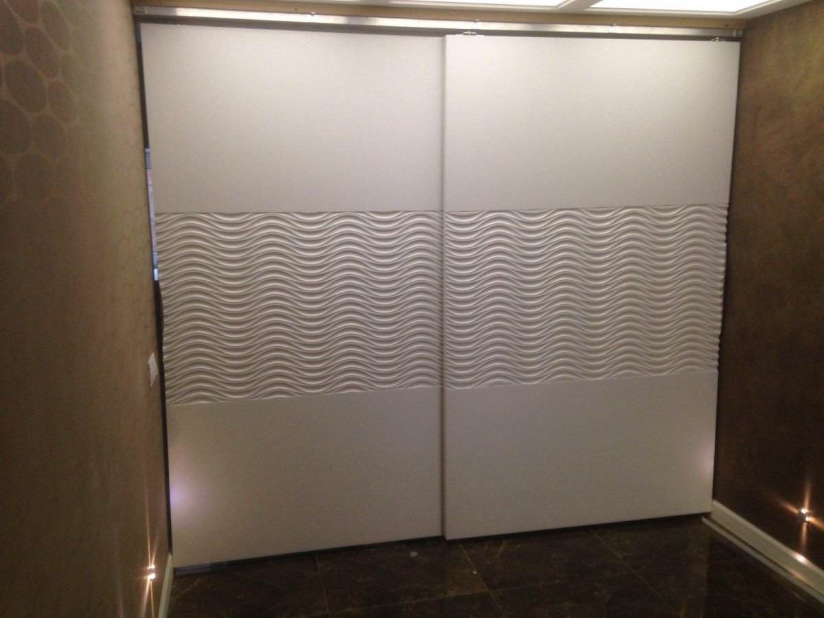 Шкаф купе с 3д фасадами