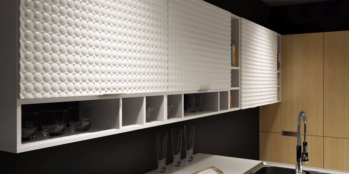 Рельефные фасады для кухни