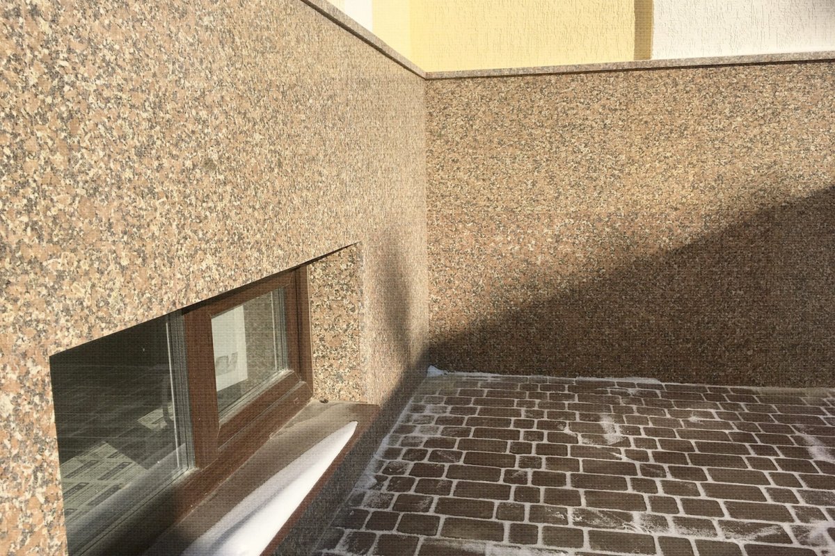 Цокольный фасадный гранит 3см