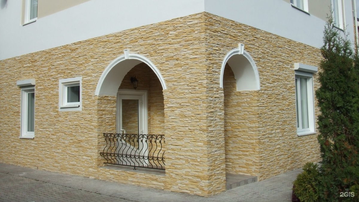 Травертин фасад