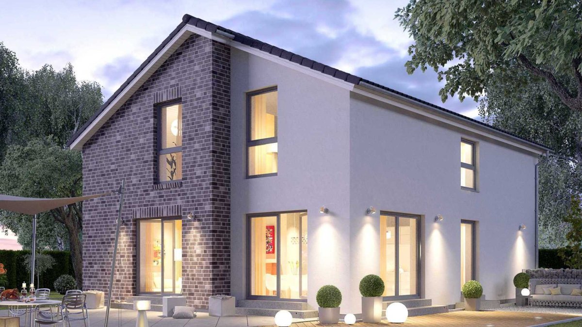 Класическқй фасад дома рендер