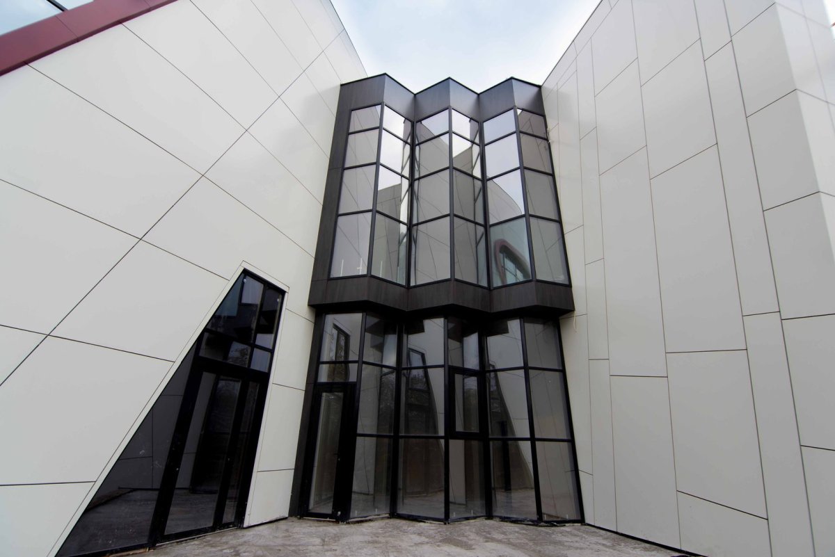 Композит алюкобонд фасад