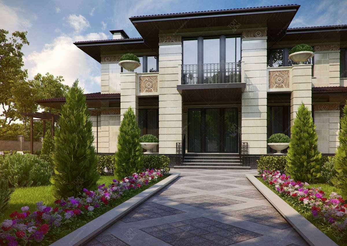 Арт деко вилла фасад